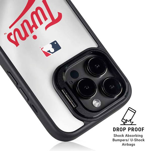 MLB Minnesota Twins Home Jersey iPhone 16 Pro Kickstand Case